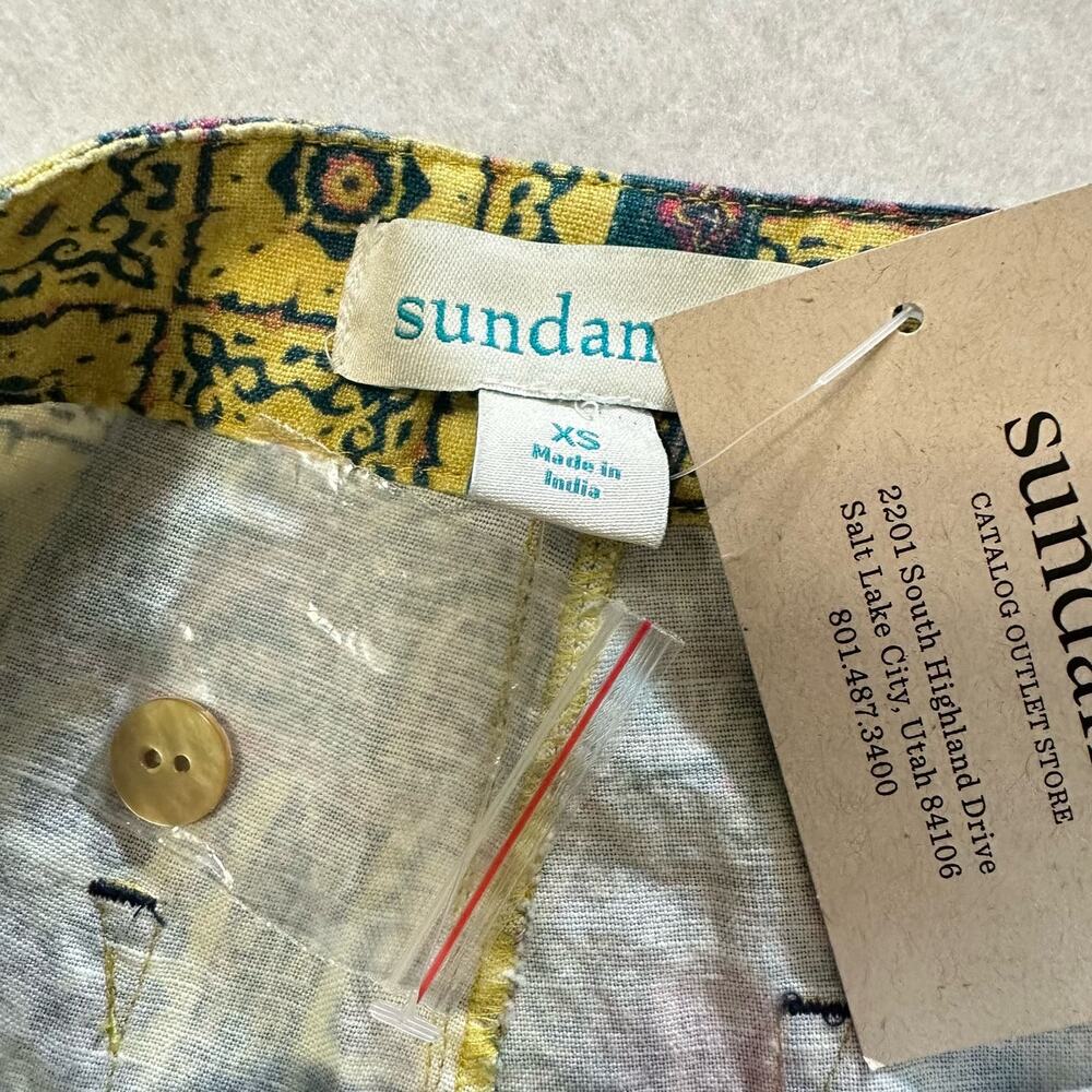 Sundance Catalog Kalini Shorts Linen Blend Floral Boho Size XS NWT MSRP $98 - Picture 2 of 5